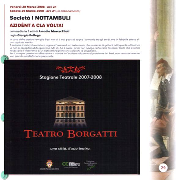 stagione teatro borgatti cento 2007 2008